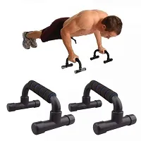 Push Up Muscular Training Workout Pushup Bar Appliance Push Up Stands with Abs Roller-thumb1
