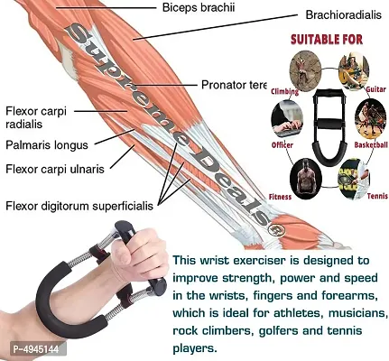 Power Muscular Professionals Ergonomic Wrist And Hand Exerciser-thumb2