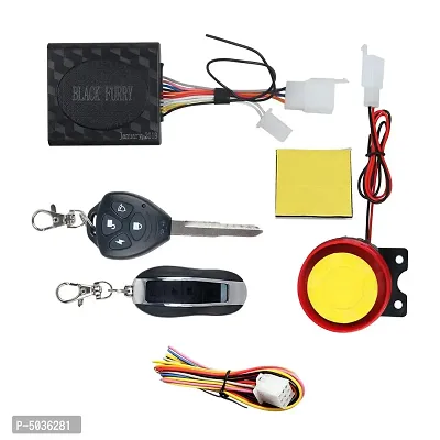 Two-Wheeler Anti-Theft Security System Alarm Kit for TVS Jupiter, Multicolor-thumb0