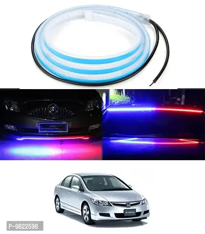 Premium 120cm LED Strip Flexible Police Light Car Hood/Trunk/Dashboard For DATSUN Redi GO-thumb0