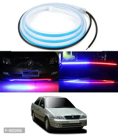Premium 120cm LED Strip Flexible Police Light Car Hood/Trunk/Dashboard For TATA Nexon Dark-thumb0