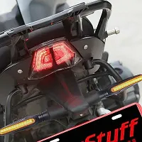 PremiumBike Motorcycle KTM Style Sleek, YELLOW Signal Indicators Light Lamp, Pack Of 4 For Bajaj Platina-thumb3