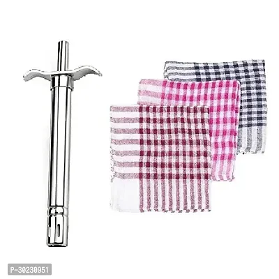 Classic Stainless Steel Gas Lighter And Kitchen Use Roti Clothes 6 Pieces 2 Pieces-thumb0