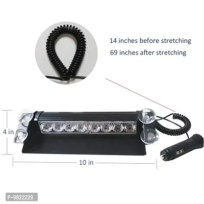 Premium 8 LED Red Blue Police Flasher Light for Volkswagen Polo-thumb4
