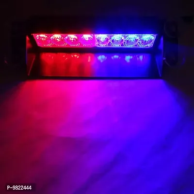 Premium 8 LED Red Blue Police Flasher Light for Honda City Ivtec-thumb2