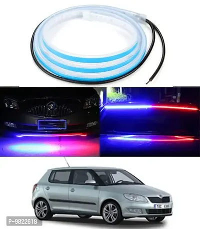 Premium 120cm LED Strip Flexible Police Light Car Hood/Trunk/Dashboard For TATA Indigo-thumb0