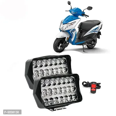 Premium21 led Premium LED Fog Light for Honda Deo, Set Of 2, White-thumb0