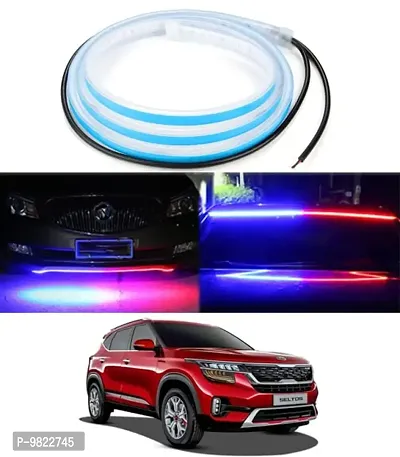 Premium 120cm LED Strip Flexible Police Light Car Hood/Trunk/Dashboard For TATA Nexon EV-thumb0