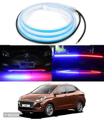 Premium 120cm LED Strip Flexible Police Light Car Hood/Trunk/Dashboard For MARUTI SUZUKI Ritz-thumb0