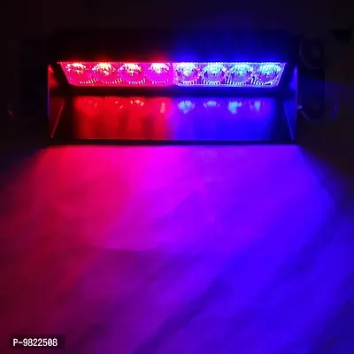 Premium 8 LED Red Blue Police Flasher Light for Volkswagen Polo GT-thumb2