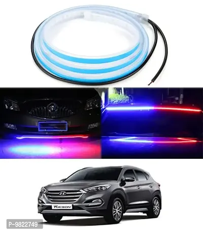 Premium 120cm LED Strip Flexible Police Light Car Hood/Trunk/Dashboard For SKODA Rapid-thumb0