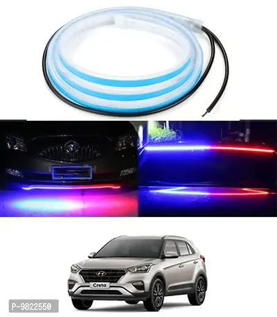 Premium 120cm LED Strip Flexible Police Light Car Hood/Trunk/Dashboard For TATA Grand Dicor-thumb0