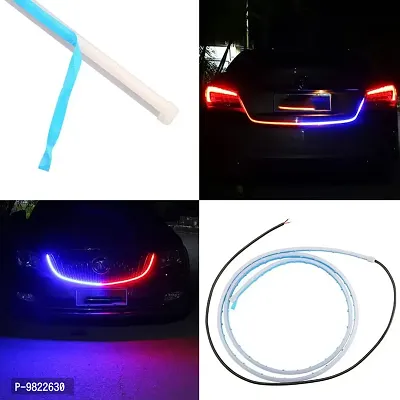 Premium 120cm LED Strip Flexible Police Light Car Hood/Trunk/Dashboard For Verito Vibe-thumb2