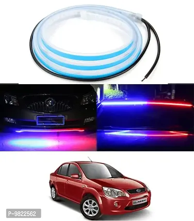 Premium 120cm LED Strip Flexible Police Light Car Hood/Trunk/Dashboard For KIA Seltos-thumb0