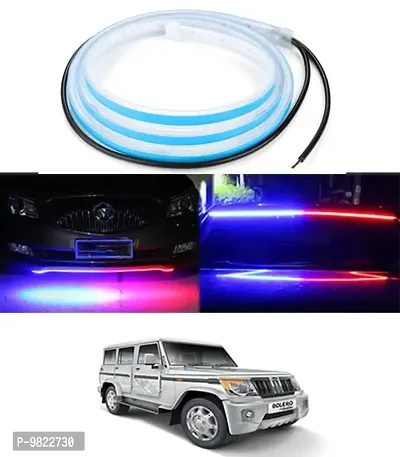 Premium 120cm LED Strip Flexible Police Light Car Hood/Trunk/Dashboard For NISSA Micra Active-thumb0