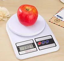 Electronic Digital 10 Weight Scale Kitchen Weight Scale Machine Measure For Measuring Fruits Spice Food Vegetable And More White-thumb1