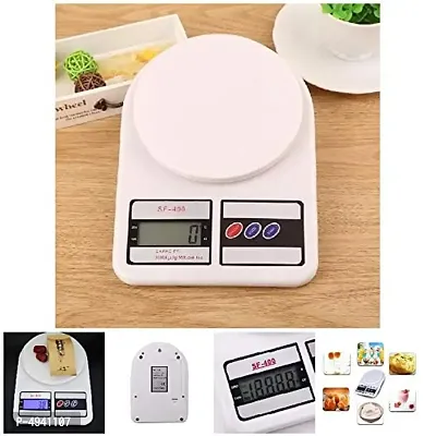 Electronic Digital 10 Weight Scale Kitchen Weight Scale Machine Measure For Measuring Fruits Spice Food Vegetable And More White-thumb5