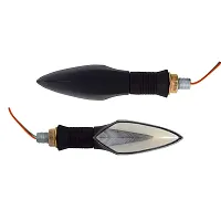 Universal Motorcycle Neon LED Amber Turn Signal Light Indicator Blinker Brake Lamps for All bikes Pack Of 4-thumb4