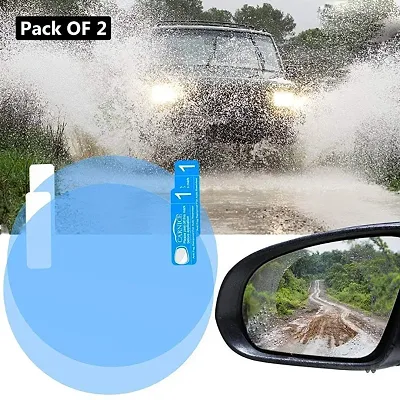 Car Side View Mirror Waterproof Anti-Fog Film - Anti-Glare Anti-Mist  Protector Sticker - to See