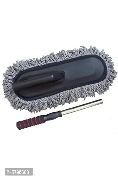 Microfiber Flexible Duster Car Wash | Car Cleaning Accessories | Microfiber | Brushes | Dry / Wet Home, Kitchen, Office Cleaning Brush with Expandable Handle-thumb4