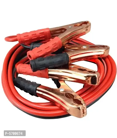 Premium Car Heavy Duty Booster Cables|| Auto Battery Booster Clamp to Start Dead Battery || Auto Car Jumper Cables (800 Amp) (Multicolor)-thumb0