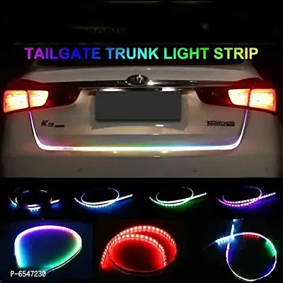 Flow Led Strip Trunk/Dicky/Boot/Tail Lights Streamer Brake Turn Signal Light (Works with All Cars)-thumb0