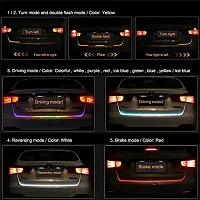 Flow Led Strip Trunk/Dicky/Boot/Tail Lights Streamer Brake Turn Signal Light (Works with All Cars)-thumb1
