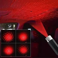 Auto Roof Star Projector Lights, USB Portable Adjustable Flexible Interior Car Night Lamp Decorations with Romantic Galaxy Atmosphere fit Car, Ceiling, Bedroom, Party and More-thumb1