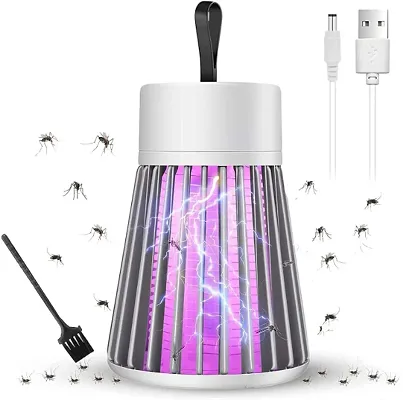 Eco Friendly Electronic LED Mosquito Killer Machine Trap Lamp, Theory Screen Protector Mosquito Killer lamp for USB Powered Electronic, Mosquito Killer lamp for Home - White Ultra