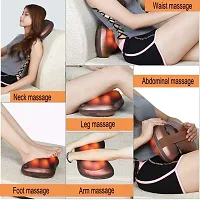 2 in 1 Car  Home Body Massage Pillow neck massager cushion seat stress pain relief relax massage or Electronic Massager 8 Ball Neck Shoulder Back Home|Office Cushion - Swiss Relaxation therapy-thumb3