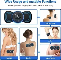 Mini Massager with Rechargeable, butterfly mini massager, ems massager, neck massager for cervical pain, mini massager, For Men,Women,Shoulder,Arms,Legs,Neck Full Body (BLUE MINI MASSAGER)-thumb4