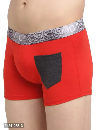 Stylish Multicoloured Cotton Solid Trunks For Men-thumb2