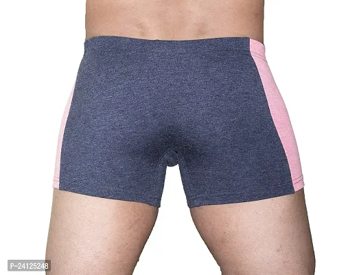 Stylish Multicoloured Cotton Solid Trunks For Men-thumb2