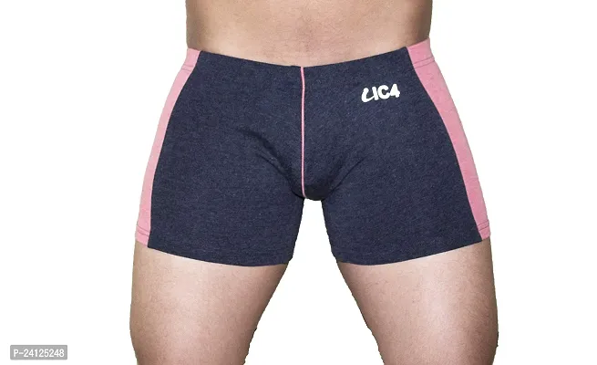 Stylish Multicoloured Cotton Solid Trunks For Men