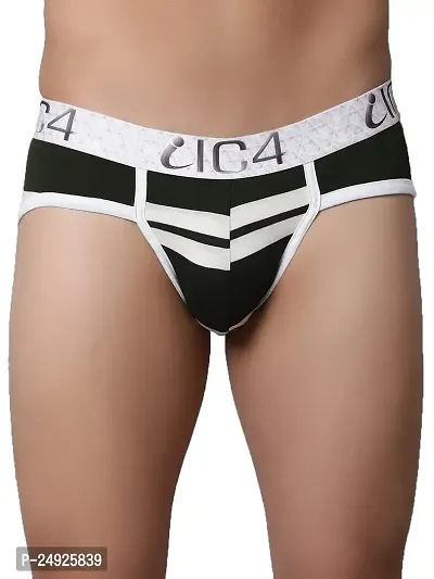 IC4 Men's Modal Stripe Brief-thumb2