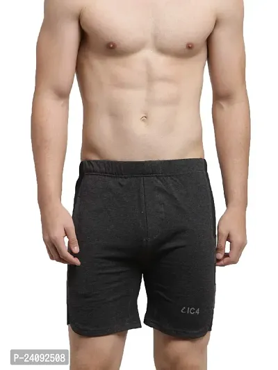 Stylish Men Cotton Spandex Regular Fit Shorts