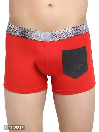 Stylish Multicoloured Cotton Solid Trunks For Men-thumb0