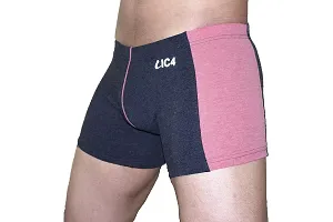 Stylish Multicoloured Cotton Solid Trunks For Men-thumb2