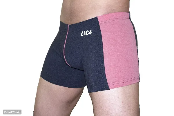 Stylish Multicoloured Cotton Solid Trunks For Men-thumb3