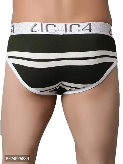 IC4 Men's Modal Stripe Brief-thumb3