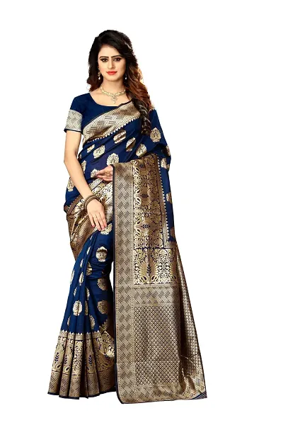 Stunning Art Silk Embellished Sarees With Blouse Piece