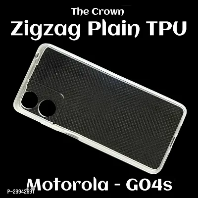 Protective Soft Transparent Shockproof Hybrid Protection Back Case Cover for MotorolaGo4s-thumb0