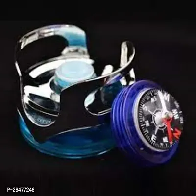 Dhairya Creations Compass Shape Ocean Fragrance Blue Car Perfume For Car Dashboard-thumb2