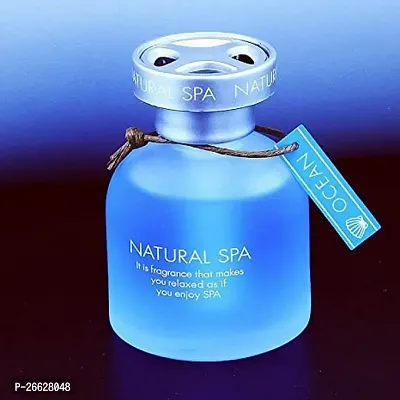 Dhairya Creations Natural Spa Ocean Fragrance Blue Car Perfume For Car Dashboard