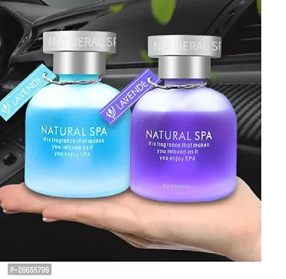 Dhairya Creations Combo Of Ocean  Lavender Fragrance Car Perfume For Car Dashboard-thumb0