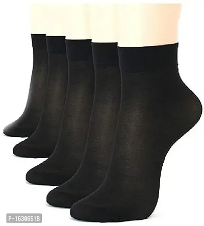 Black Ankle Fishnet Socks Nylon For Women Lady - Summer – Double A