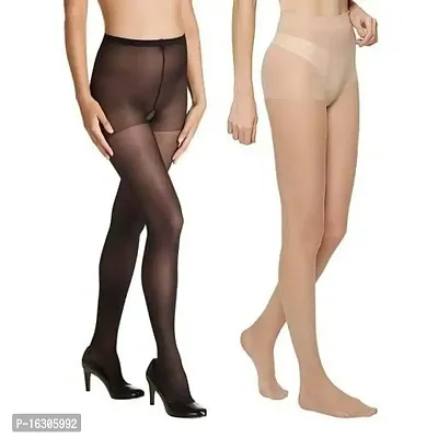 Buy khakey cotton? Women High Waist Stockings Tights Long Comfort Super  Soft Pantyhose free size (beige black) Online In India At Discounted Prices