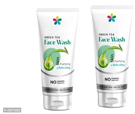 Green tea face wash 100 ml Pack of 2