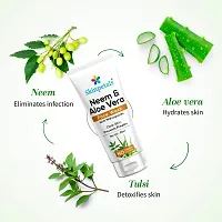 Skinpetals Neem  Aloevera Face Wash 50ml2,papaya Face Wash 100ml, Rose Face Toner 100ml-thumb3