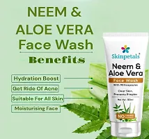 Skinpetals Neem  Aloevera Face Wash 50ml2,papaya Face Wash 100ml, Rose Face Toner 100ml-thumb4